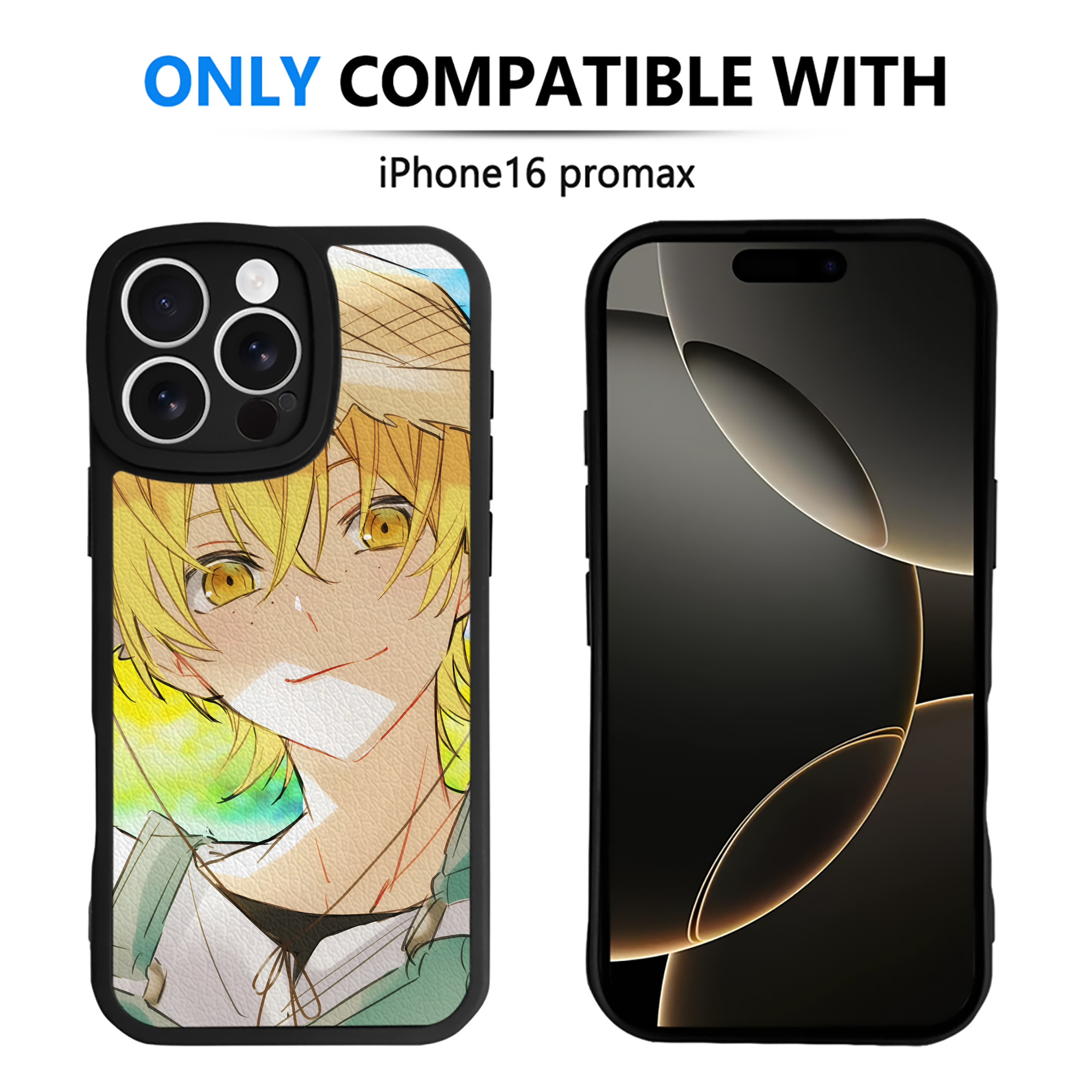 （画像用） 文豪ストレイドッグス Bungo Stray Dogs 【iPhone 16シリーズ対応】シリコンスマホケース（レザー調） 材質：シリコン
